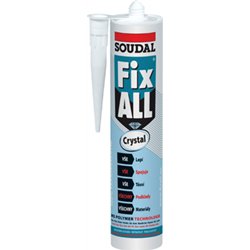 Tmel lepicí pružný Fix All crystal 290ml - Soudal