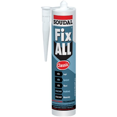 Tmel lepicí pružný Fix All bílý 290ml - Soudal